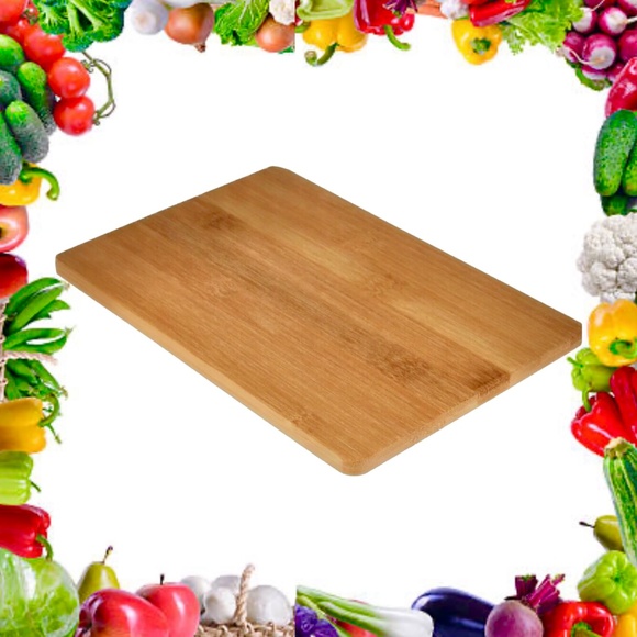 Bamboo Cutting Board Kitchen Chopping Perfect Cheese & Meat Serving Tray Gift - Picture 3 of 6
